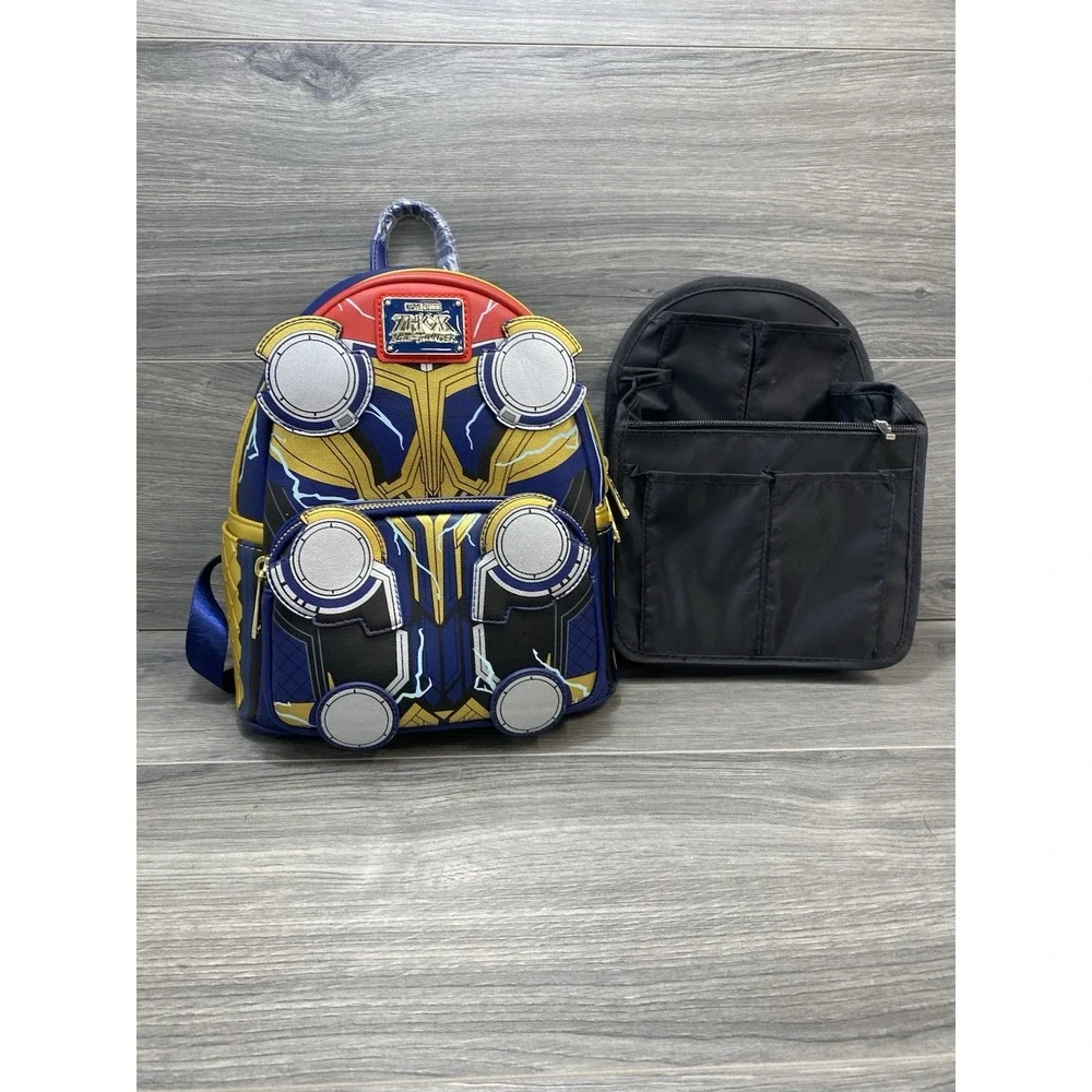 Disney Marvel Thor Love And Thunder Loungefly Backpack NWT Organizer
